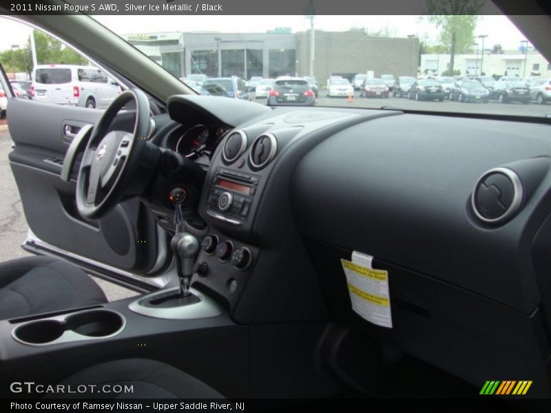 Silver Ice Metallic / Black 2011 Nissan Rogue S AWD