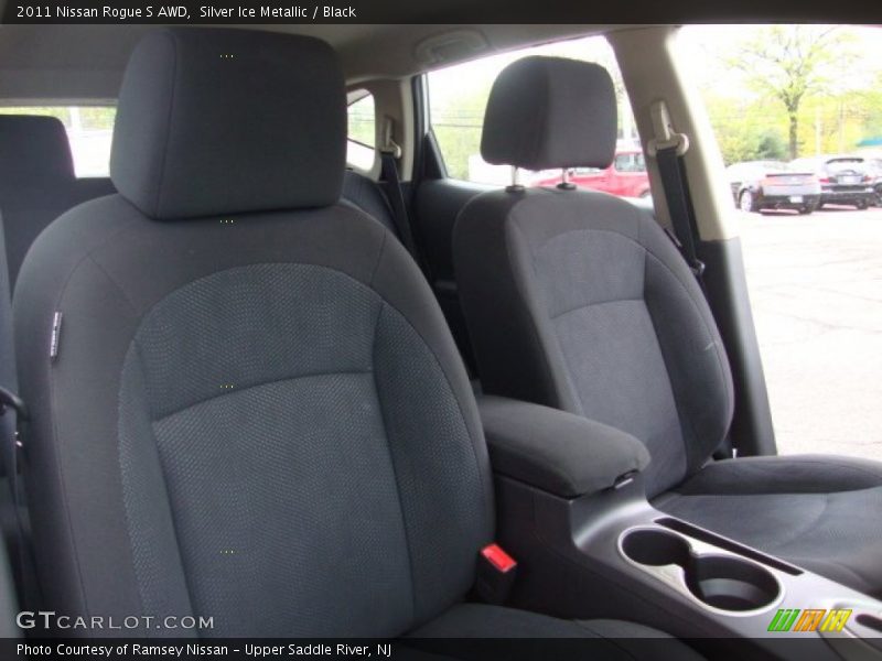 Silver Ice Metallic / Black 2011 Nissan Rogue S AWD
