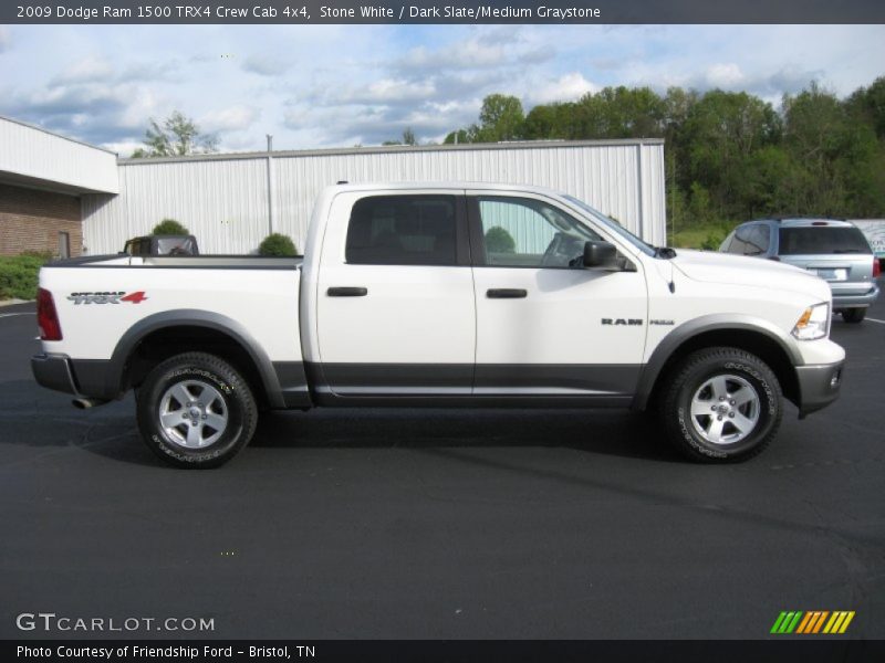 Stone White / Dark Slate/Medium Graystone 2009 Dodge Ram 1500 TRX4 Crew Cab 4x4