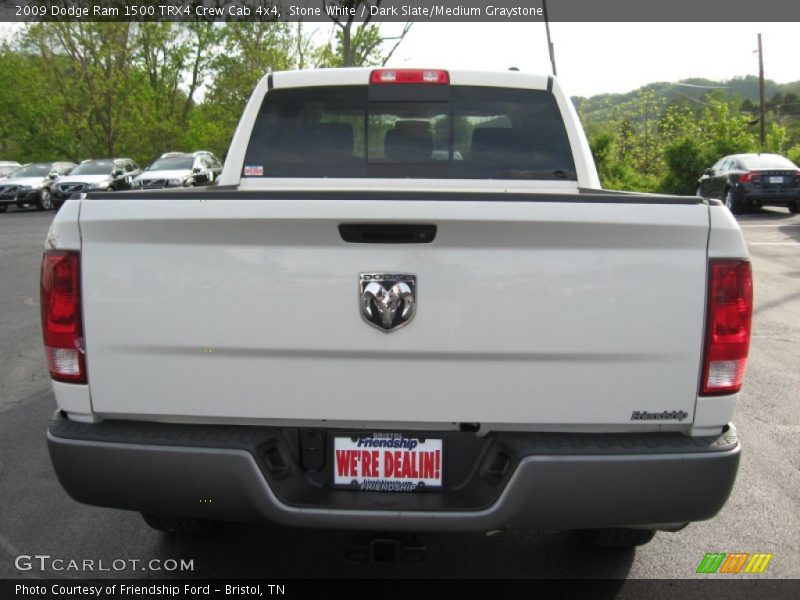 Stone White / Dark Slate/Medium Graystone 2009 Dodge Ram 1500 TRX4 Crew Cab 4x4