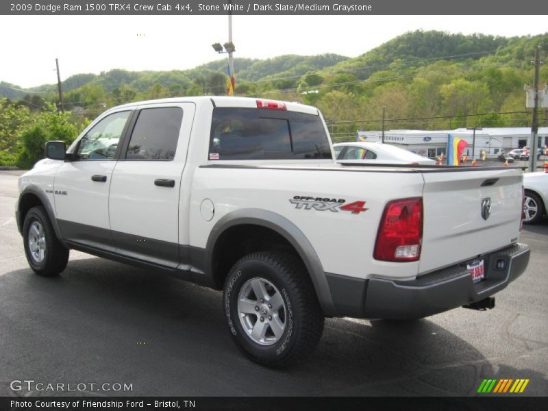 Stone White / Dark Slate/Medium Graystone 2009 Dodge Ram 1500 TRX4 Crew Cab 4x4