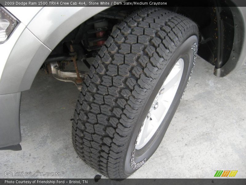 Stone White / Dark Slate/Medium Graystone 2009 Dodge Ram 1500 TRX4 Crew Cab 4x4