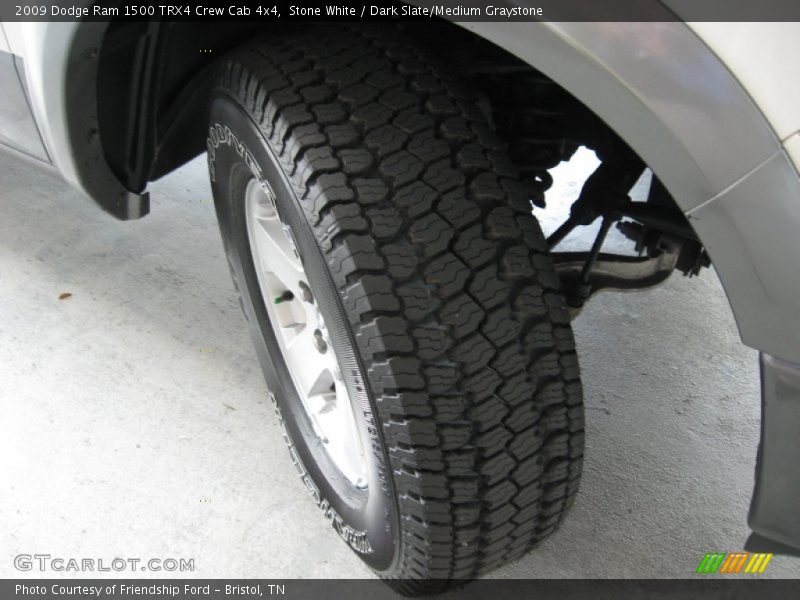 Stone White / Dark Slate/Medium Graystone 2009 Dodge Ram 1500 TRX4 Crew Cab 4x4
