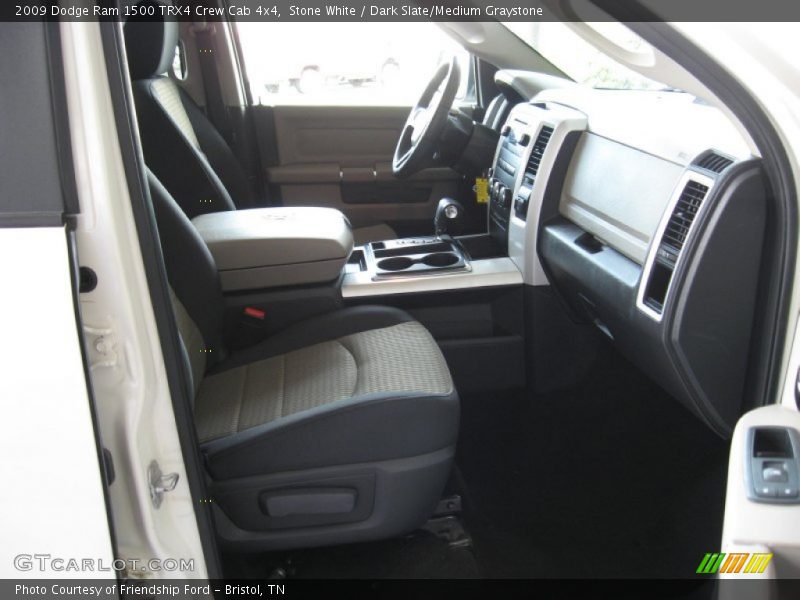 Stone White / Dark Slate/Medium Graystone 2009 Dodge Ram 1500 TRX4 Crew Cab 4x4