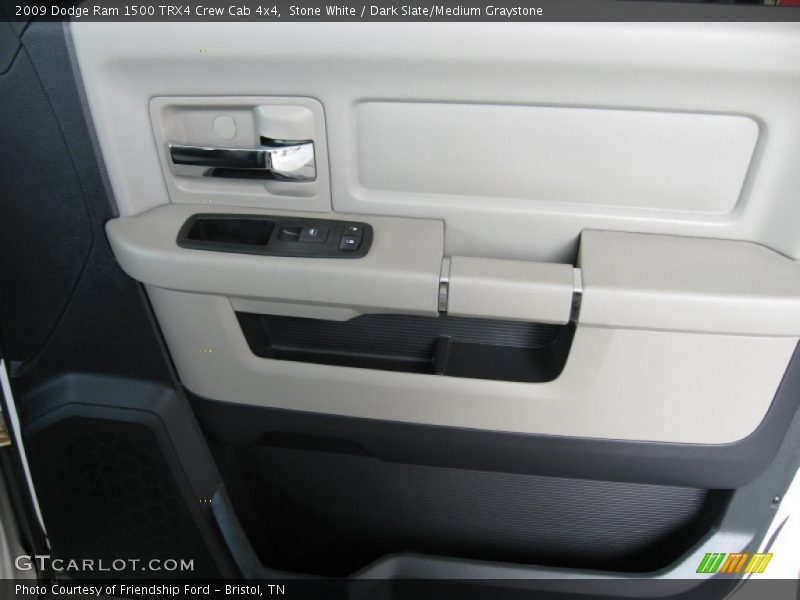 Stone White / Dark Slate/Medium Graystone 2009 Dodge Ram 1500 TRX4 Crew Cab 4x4