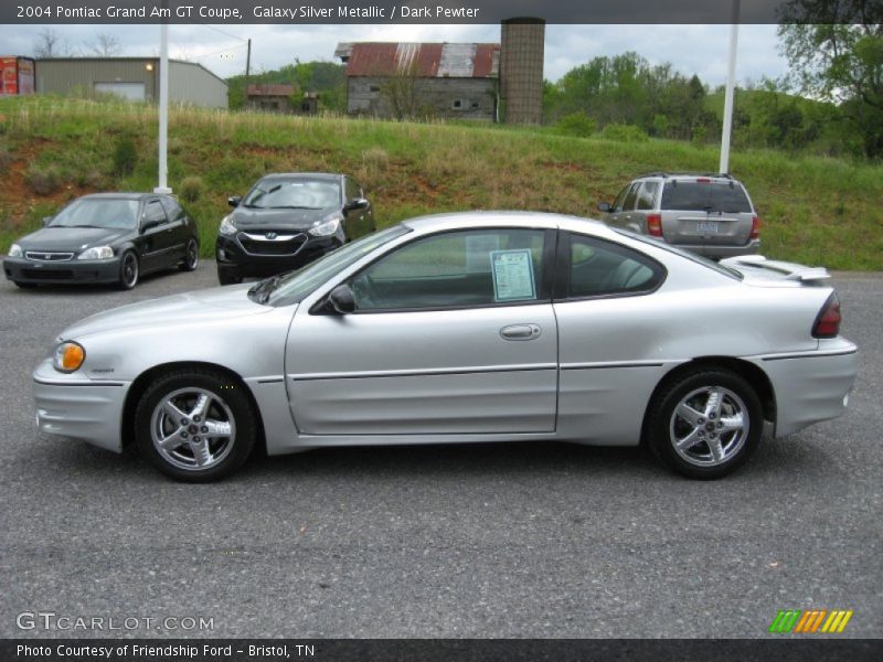 Galaxy Silver Metallic / Dark Pewter 2004 Pontiac Grand Am GT Coupe