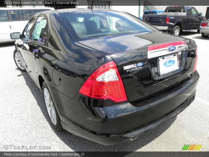 Black / Charcoal Black 2012 Ford Fusion SEL V6