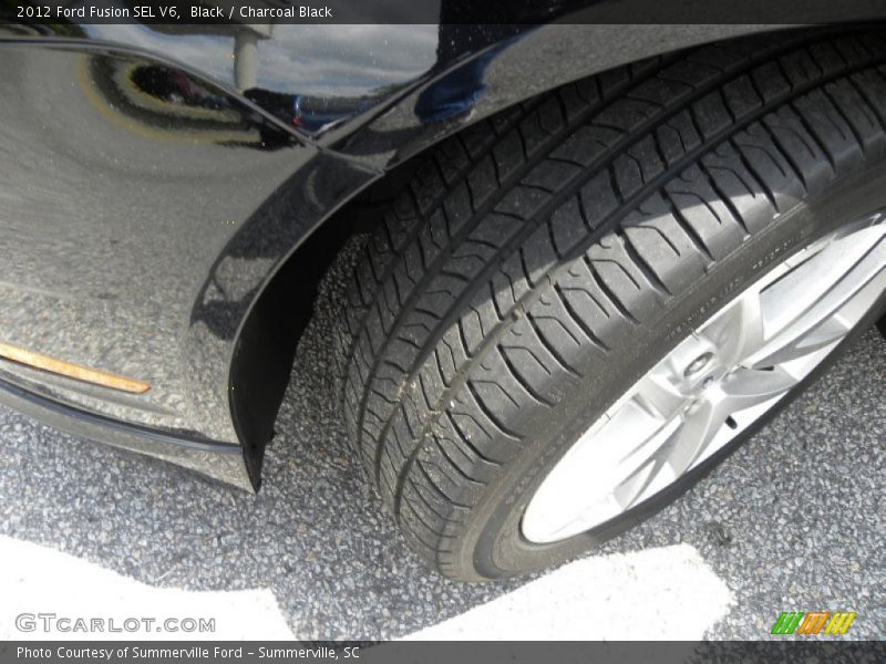 Black / Charcoal Black 2012 Ford Fusion SEL V6