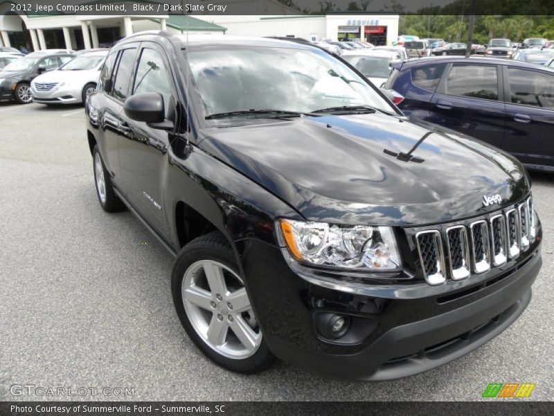 Black / Dark Slate Gray 2012 Jeep Compass Limited