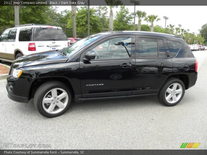 Black / Dark Slate Gray 2012 Jeep Compass Limited