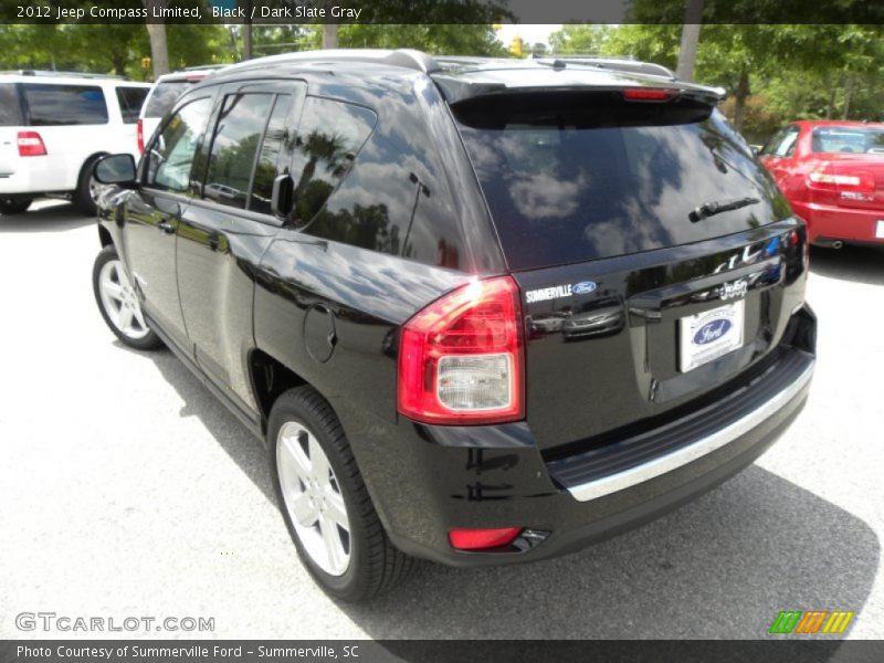 Black / Dark Slate Gray 2012 Jeep Compass Limited