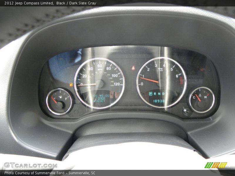Black / Dark Slate Gray 2012 Jeep Compass Limited