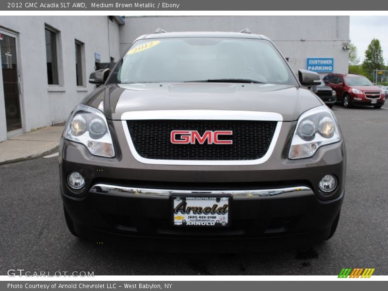 Medium Brown Metallic / Ebony 2012 GMC Acadia SLT AWD