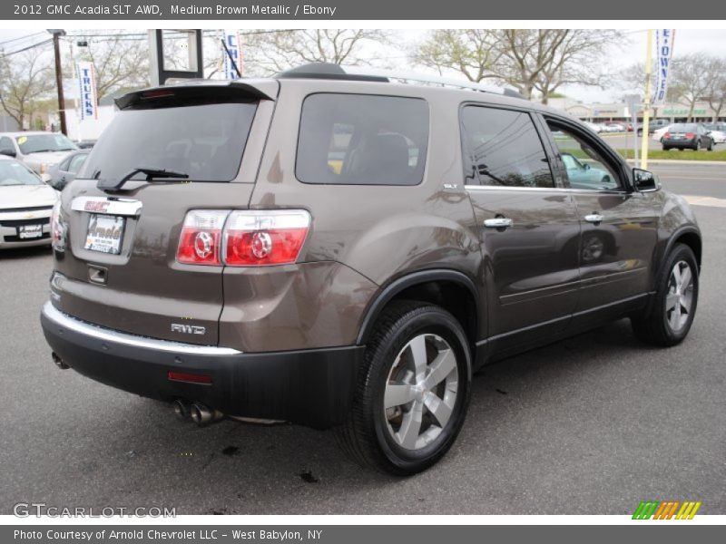 Medium Brown Metallic / Ebony 2012 GMC Acadia SLT AWD