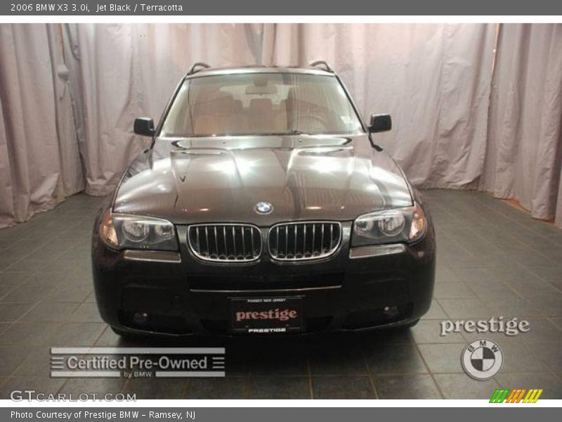 Jet Black / Terracotta 2006 BMW X3 3.0i