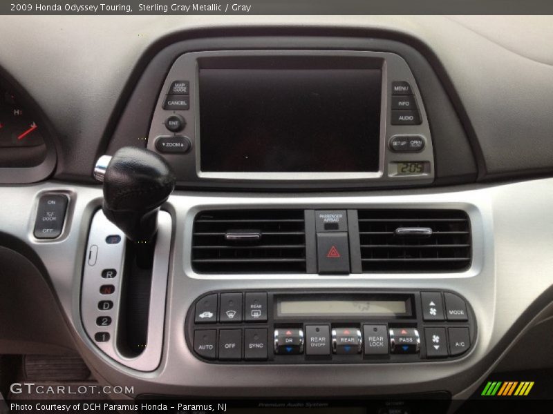 Controls of 2009 Odyssey Touring