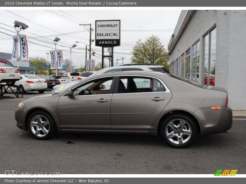 Mocha Steel Metallic / Cocoa/Cashmere 2010 Chevrolet Malibu LT Sedan