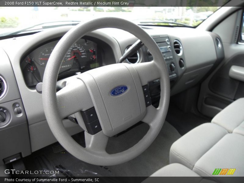 Redfire Metallic / Medium Flint Grey 2008 Ford F150 XLT SuperCrew