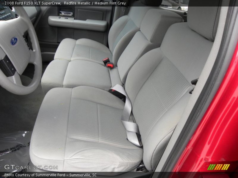Redfire Metallic / Medium Flint Grey 2008 Ford F150 XLT SuperCrew