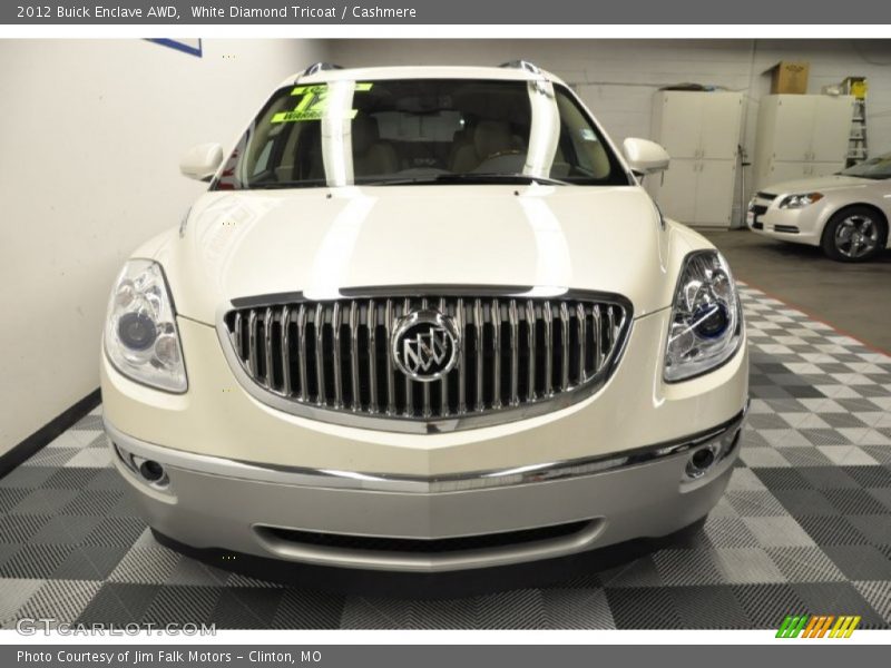 White Diamond Tricoat / Cashmere 2012 Buick Enclave AWD
