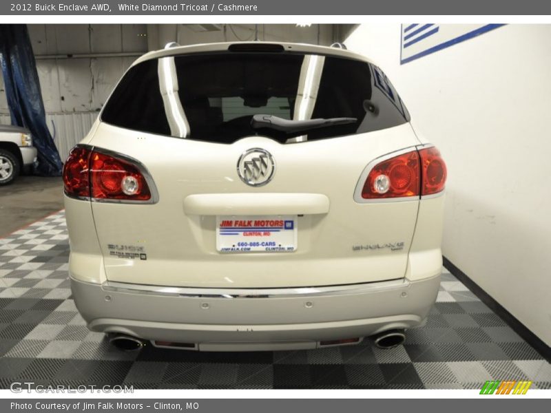 White Diamond Tricoat / Cashmere 2012 Buick Enclave AWD