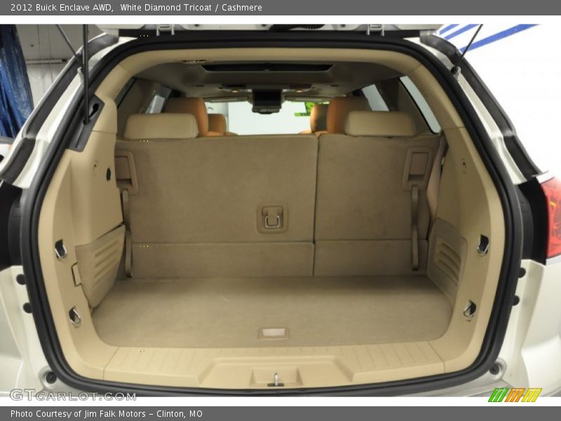 White Diamond Tricoat / Cashmere 2012 Buick Enclave AWD