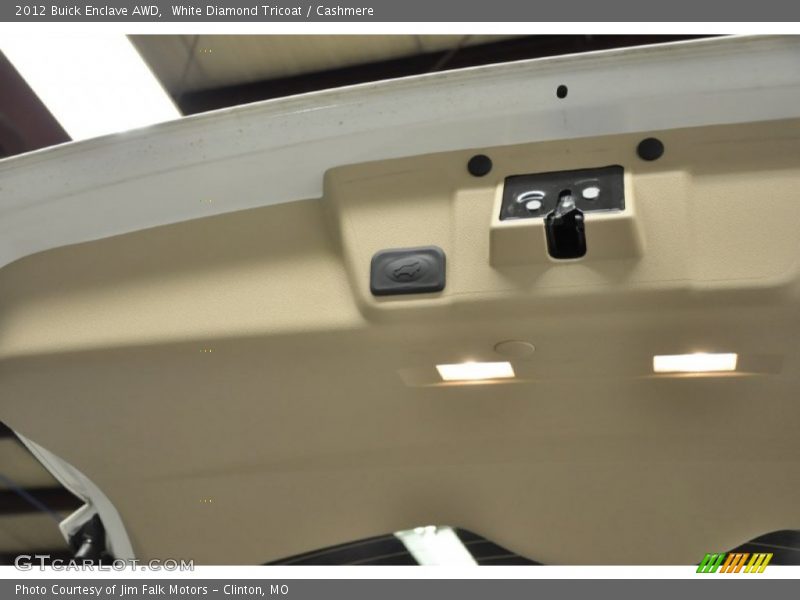 White Diamond Tricoat / Cashmere 2012 Buick Enclave AWD