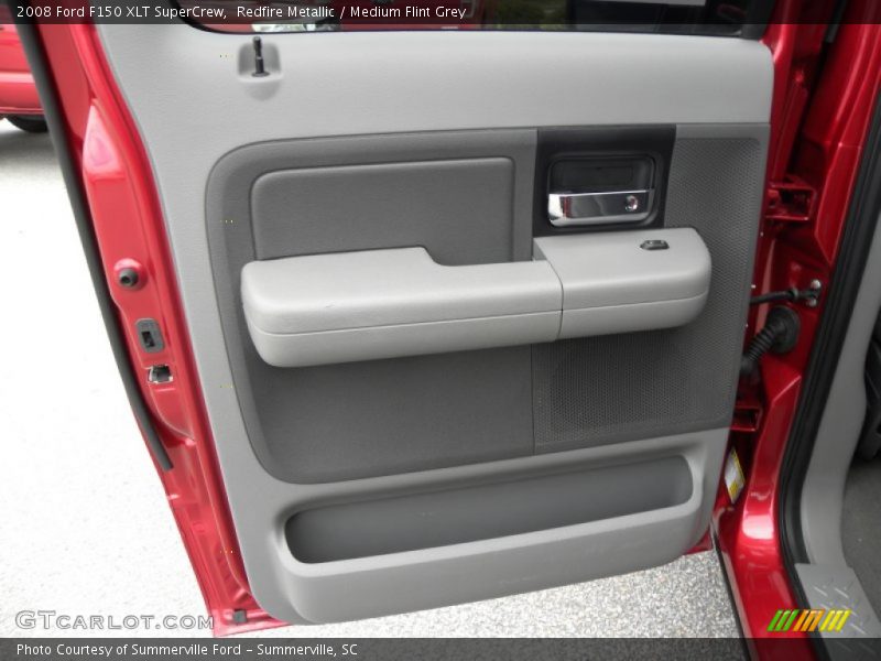 Redfire Metallic / Medium Flint Grey 2008 Ford F150 XLT SuperCrew
