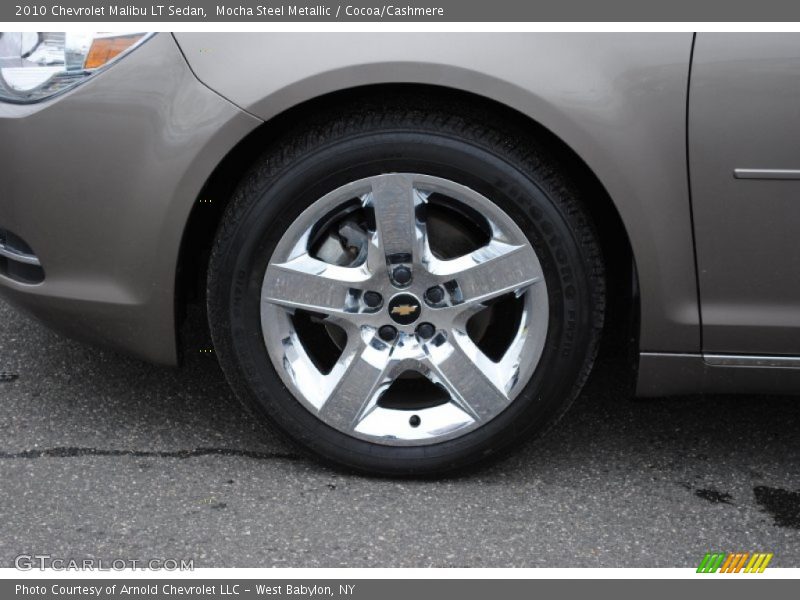 Mocha Steel Metallic / Cocoa/Cashmere 2010 Chevrolet Malibu LT Sedan