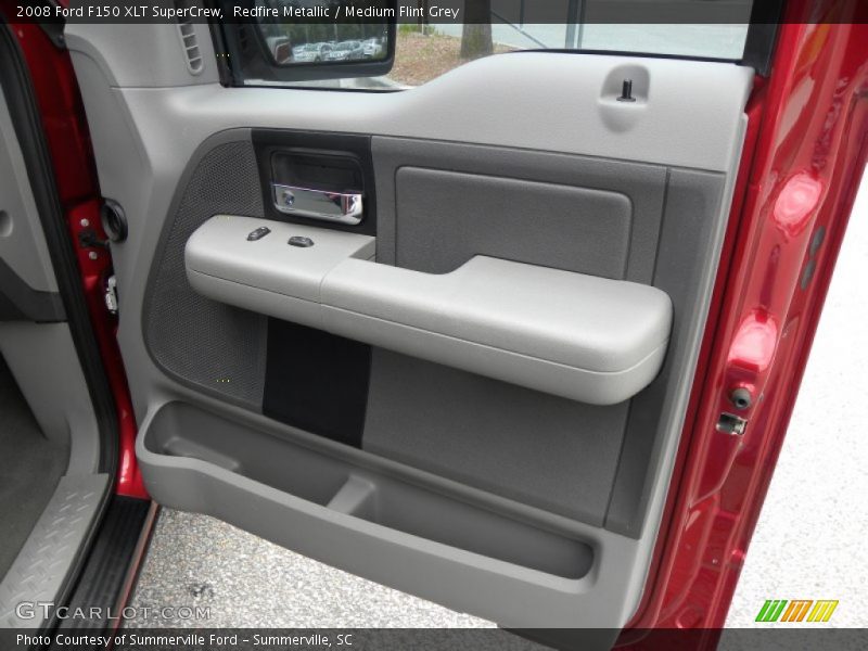 Redfire Metallic / Medium Flint Grey 2008 Ford F150 XLT SuperCrew