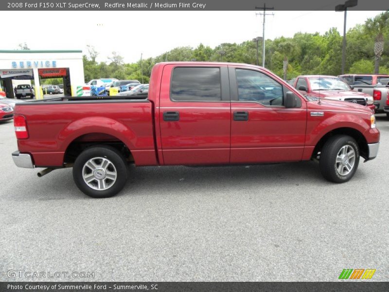 Redfire Metallic / Medium Flint Grey 2008 Ford F150 XLT SuperCrew
