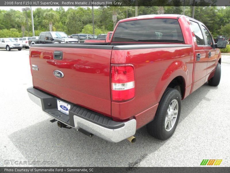Redfire Metallic / Medium Flint Grey 2008 Ford F150 XLT SuperCrew