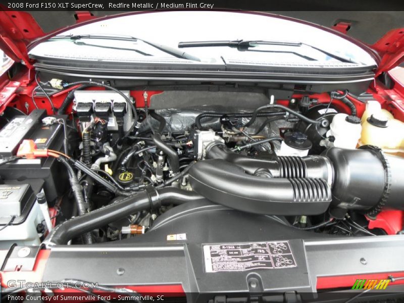 Redfire Metallic / Medium Flint Grey 2008 Ford F150 XLT SuperCrew