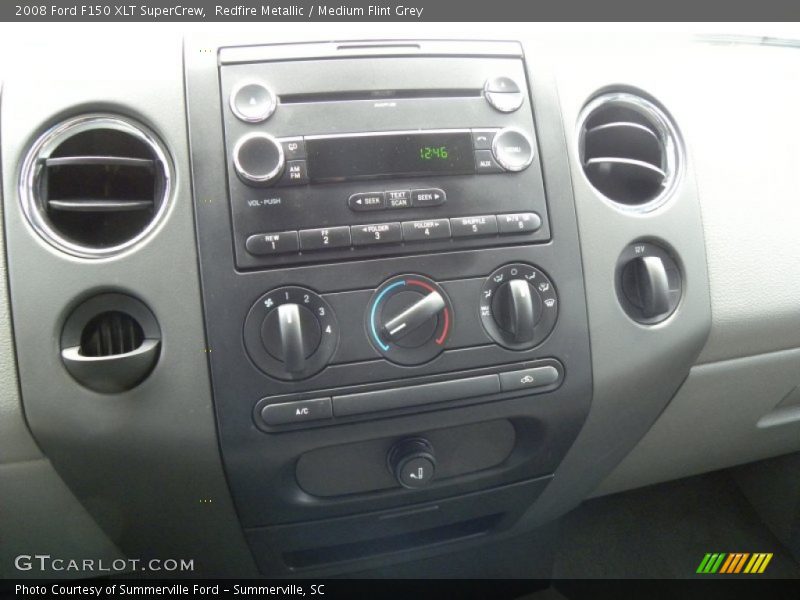 Redfire Metallic / Medium Flint Grey 2008 Ford F150 XLT SuperCrew