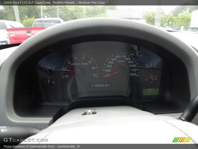 Redfire Metallic / Medium Flint Grey 2008 Ford F150 XLT SuperCrew