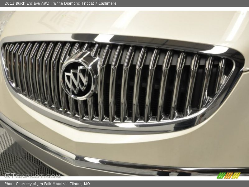 White Diamond Tricoat / Cashmere 2012 Buick Enclave AWD