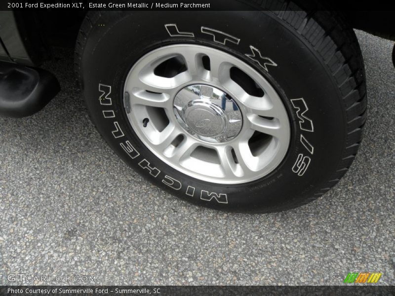 Estate Green Metallic / Medium Parchment 2001 Ford Expedition XLT