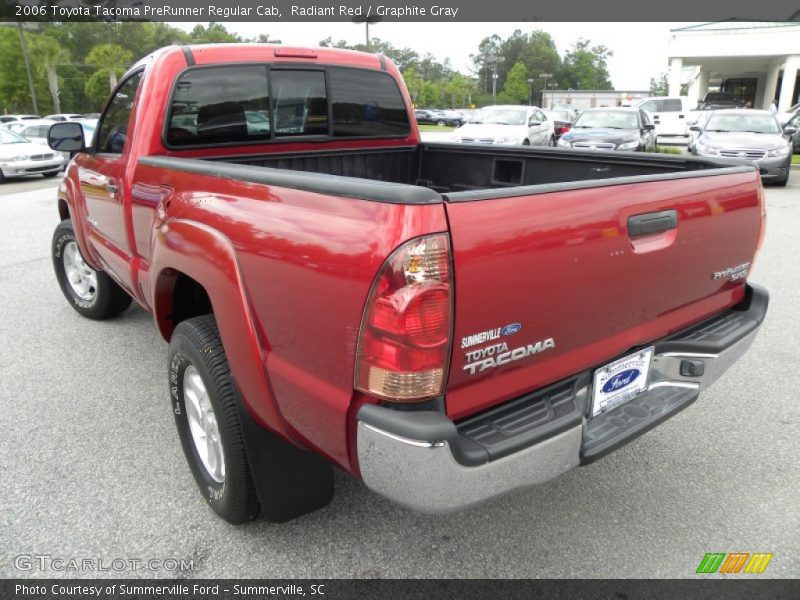 Radiant Red / Graphite Gray 2006 Toyota Tacoma PreRunner Regular Cab