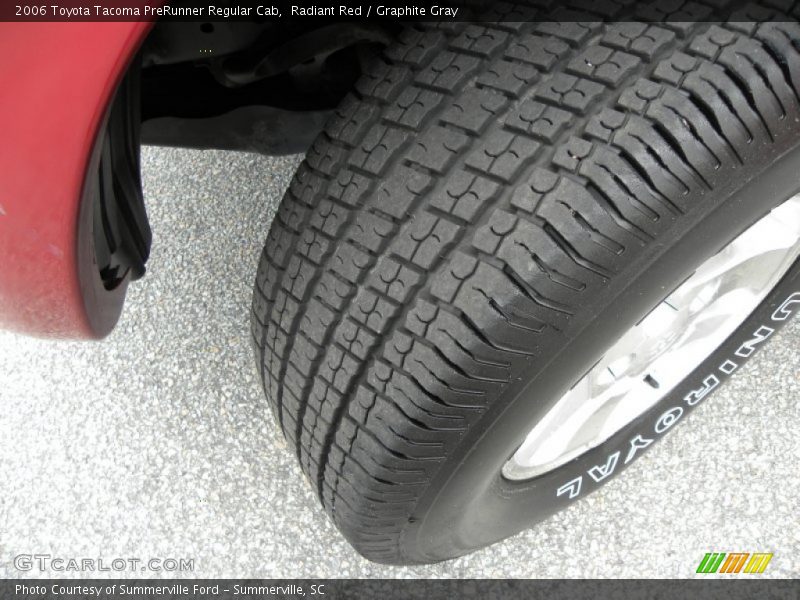 Radiant Red / Graphite Gray 2006 Toyota Tacoma PreRunner Regular Cab