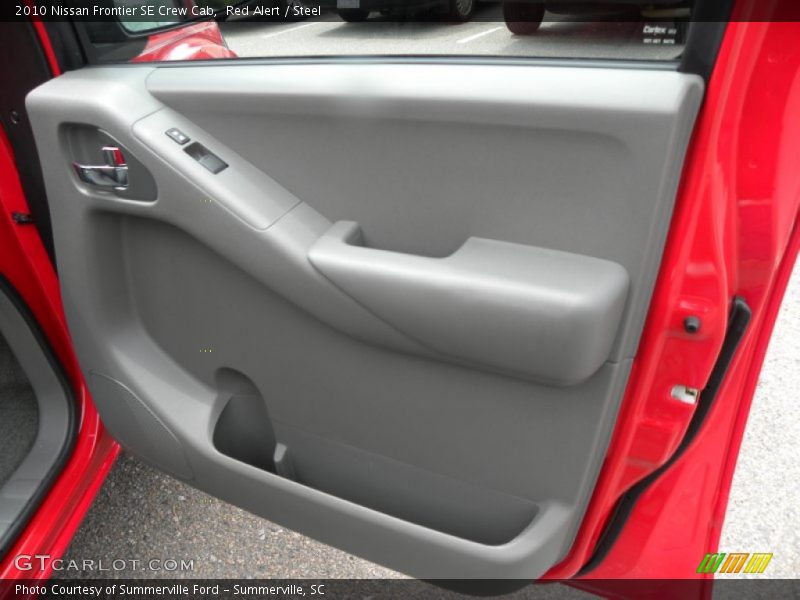 Red Alert / Steel 2010 Nissan Frontier SE Crew Cab