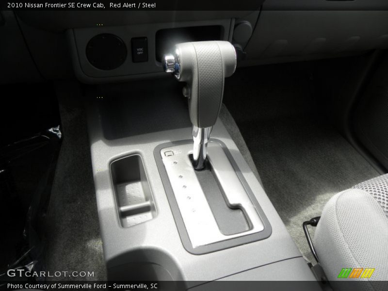 Red Alert / Steel 2010 Nissan Frontier SE Crew Cab