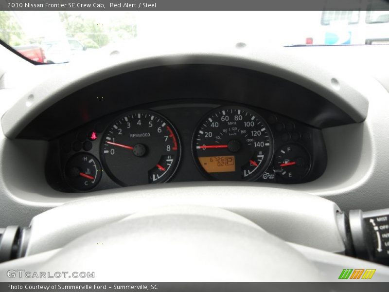 Red Alert / Steel 2010 Nissan Frontier SE Crew Cab