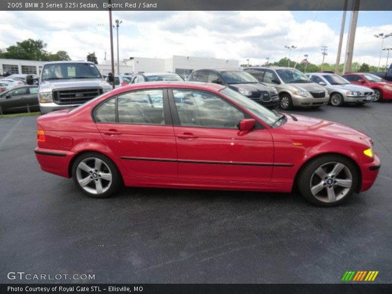 Electric Red / Sand 2005 BMW 3 Series 325i Sedan