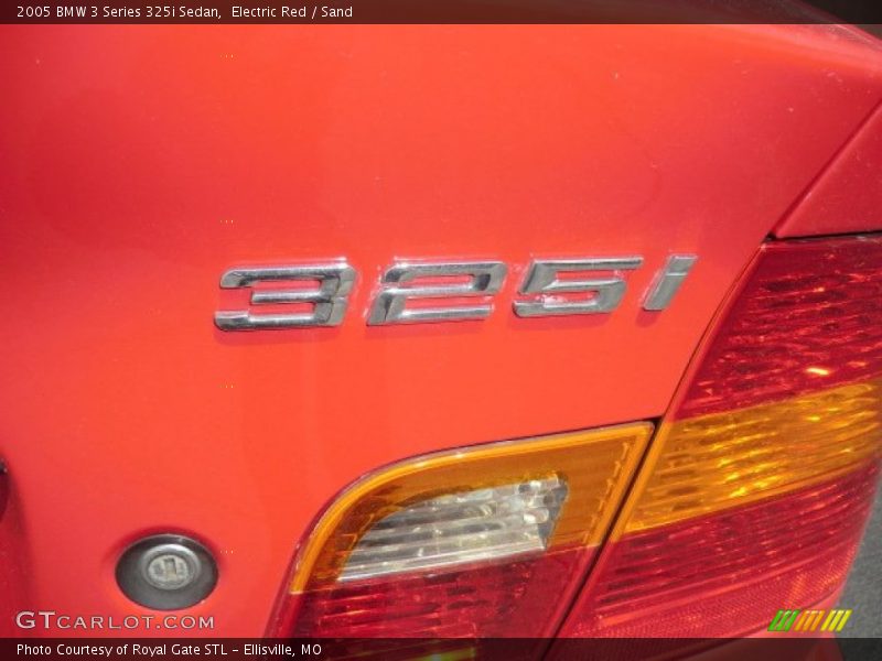 Electric Red / Sand 2005 BMW 3 Series 325i Sedan