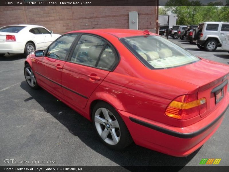 Electric Red / Sand 2005 BMW 3 Series 325i Sedan