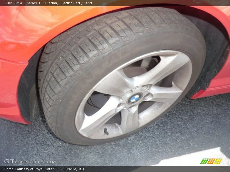 Electric Red / Sand 2005 BMW 3 Series 325i Sedan