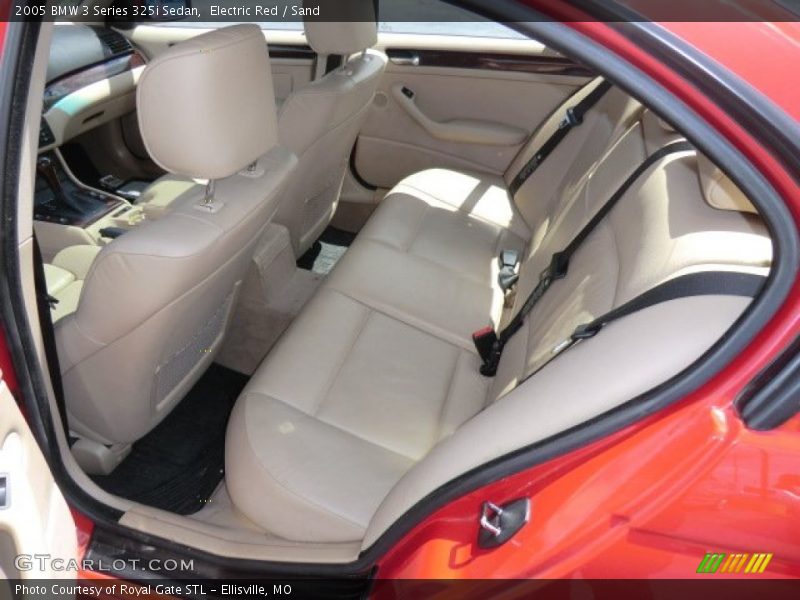 Electric Red / Sand 2005 BMW 3 Series 325i Sedan