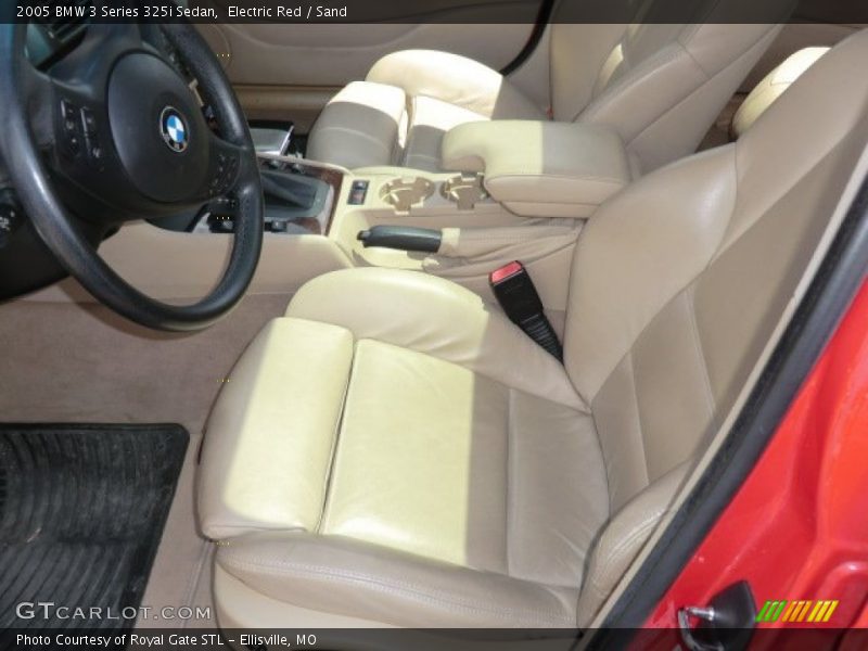 Electric Red / Sand 2005 BMW 3 Series 325i Sedan