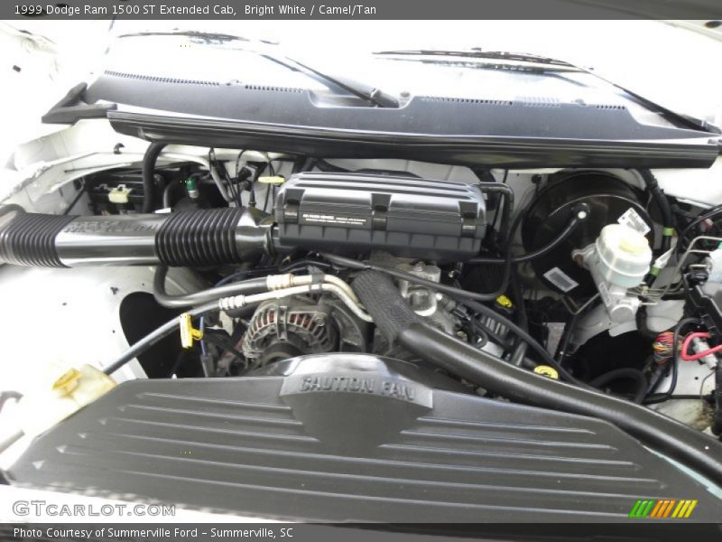 Bright White / Camel/Tan 1999 Dodge Ram 1500 ST Extended Cab