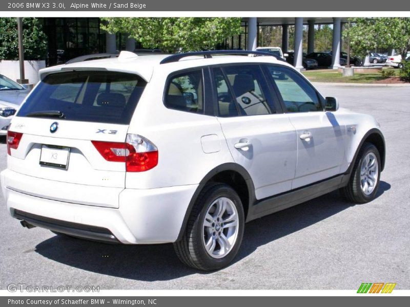 Alpine White / Sand Beige 2006 BMW X3 3.0i
